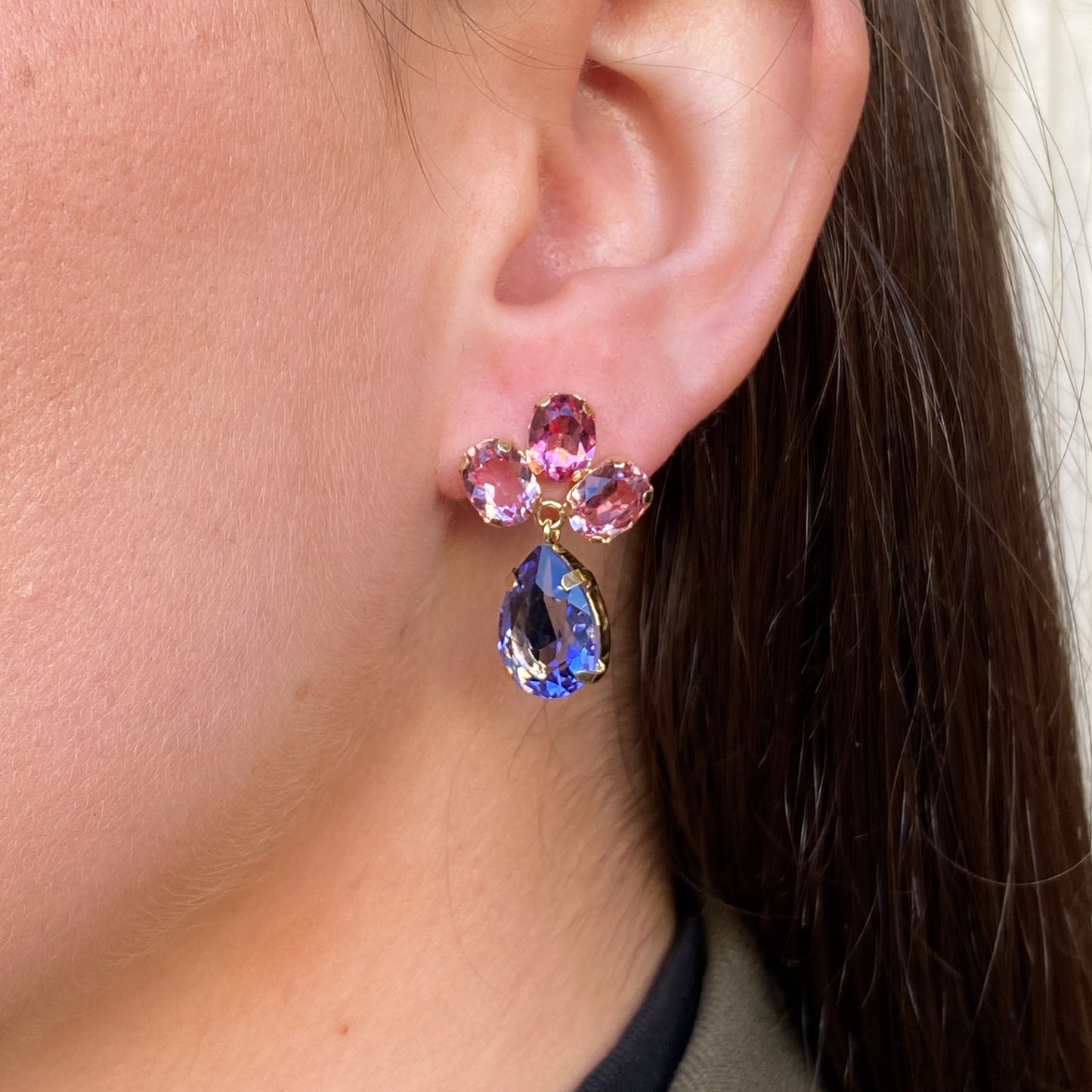 Victoria Cruz Blooming Drop Earrings - John Ross Jewellers