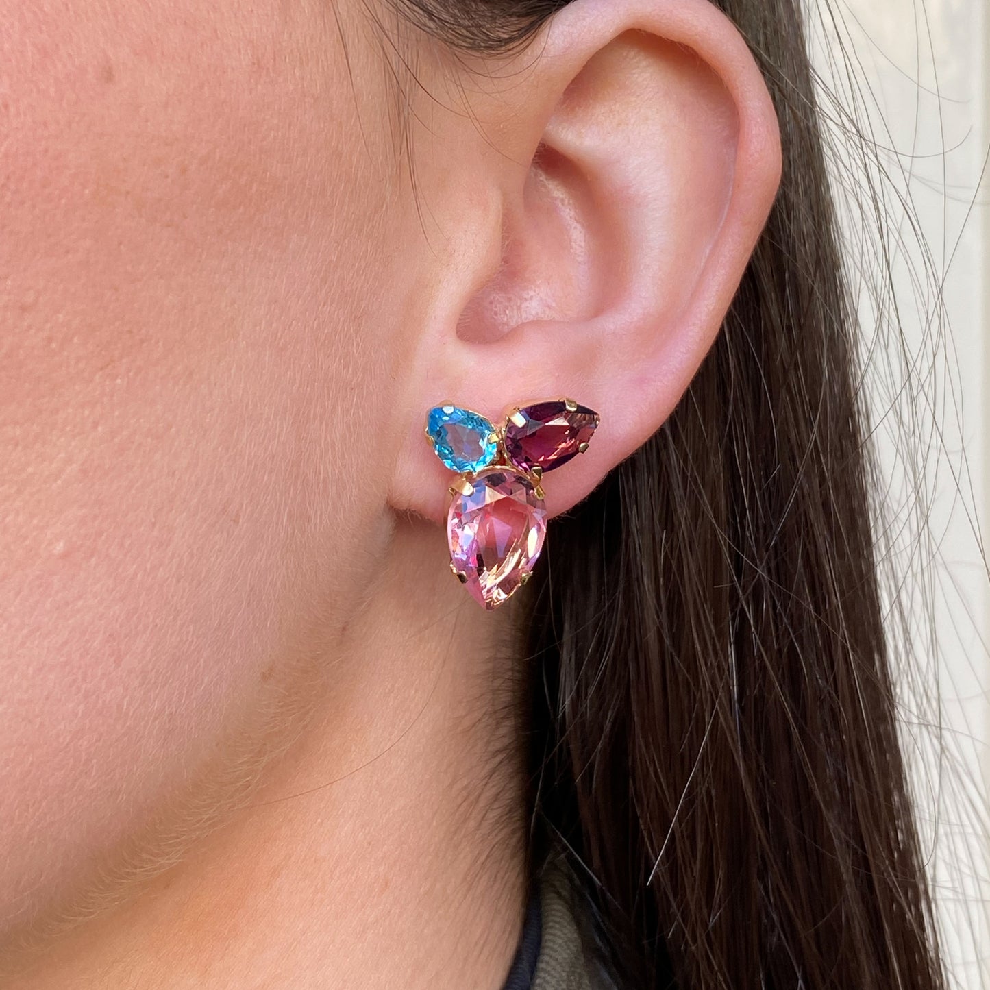 Victoria Cruz Magnolia Stud Earrings - John Ross Jewellers