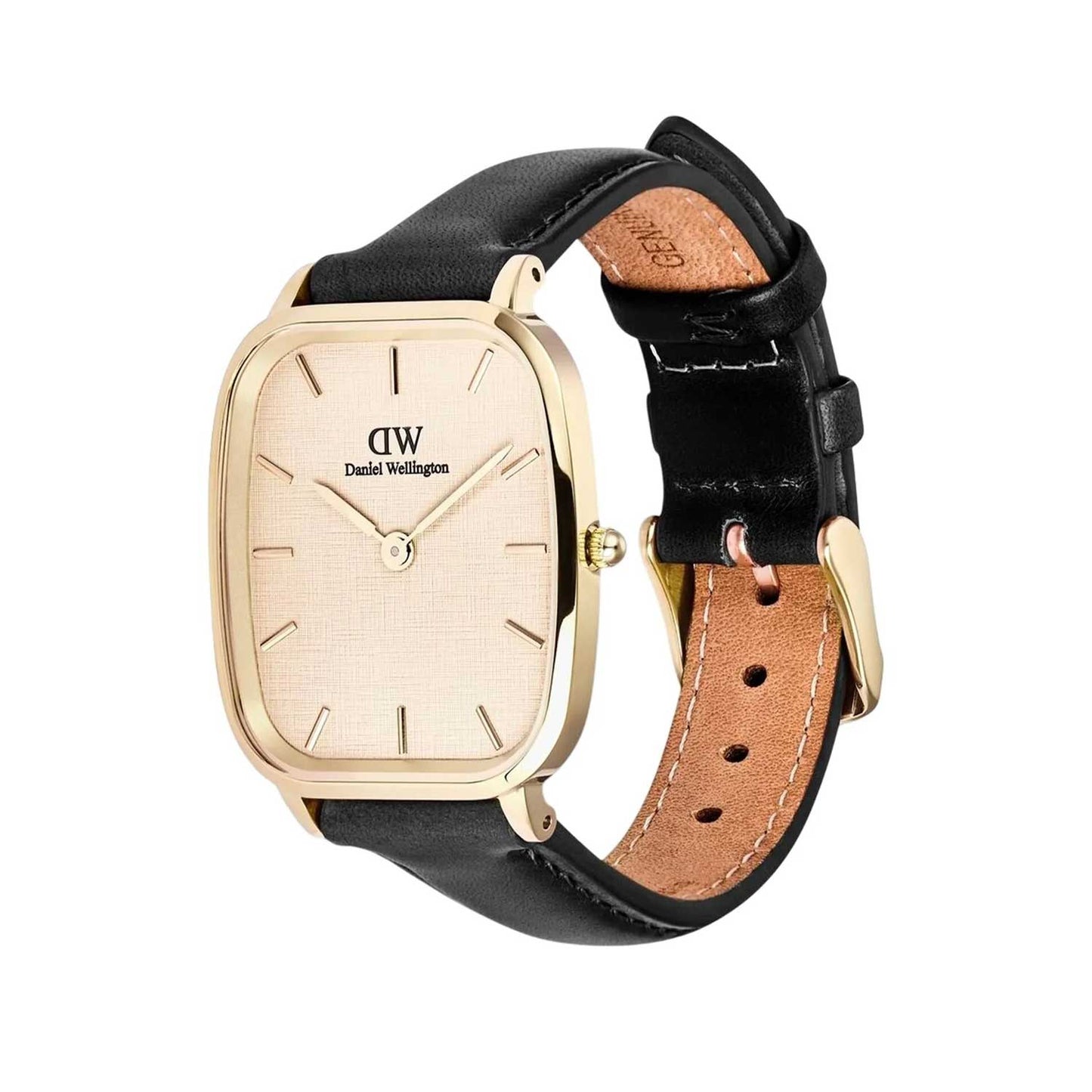 Daniel Wellington Marlon Sheffield Linen | Gold - John Ross Jewellers