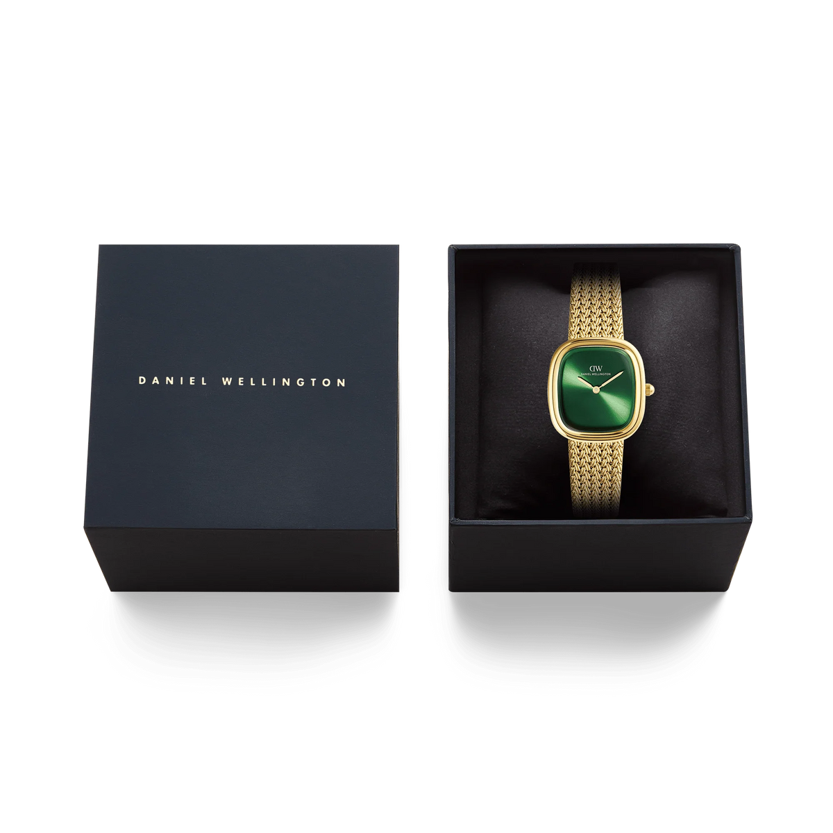 Daniel Wellington Margot Braided Mesh | Emerald Gold