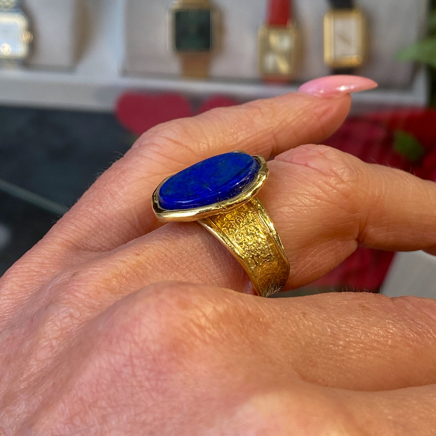 Lapis Lazuli Ring | Oval - John Ross Jewellers