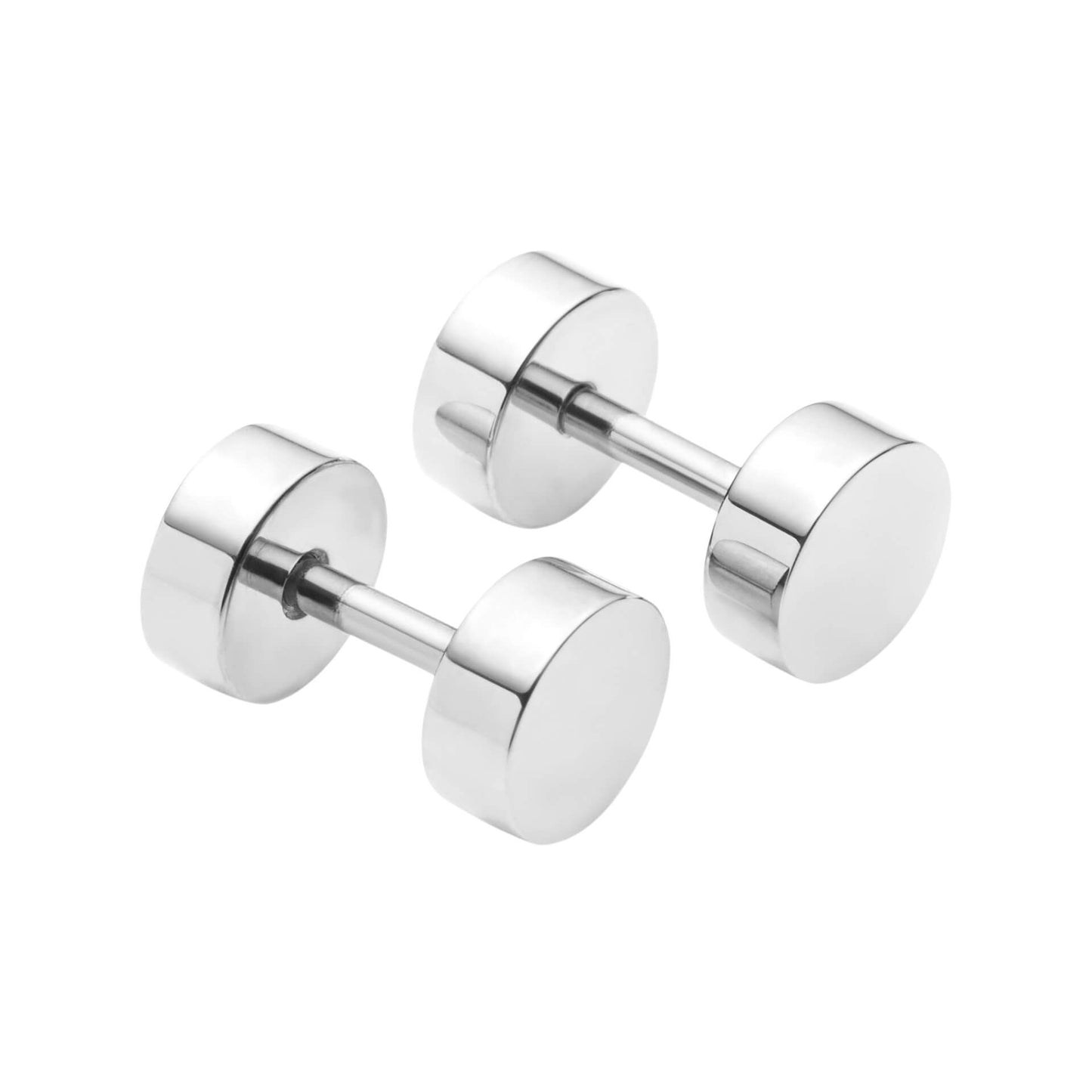 Fred Bennett Steel Round Stud Earrings - John Ross Jewellers