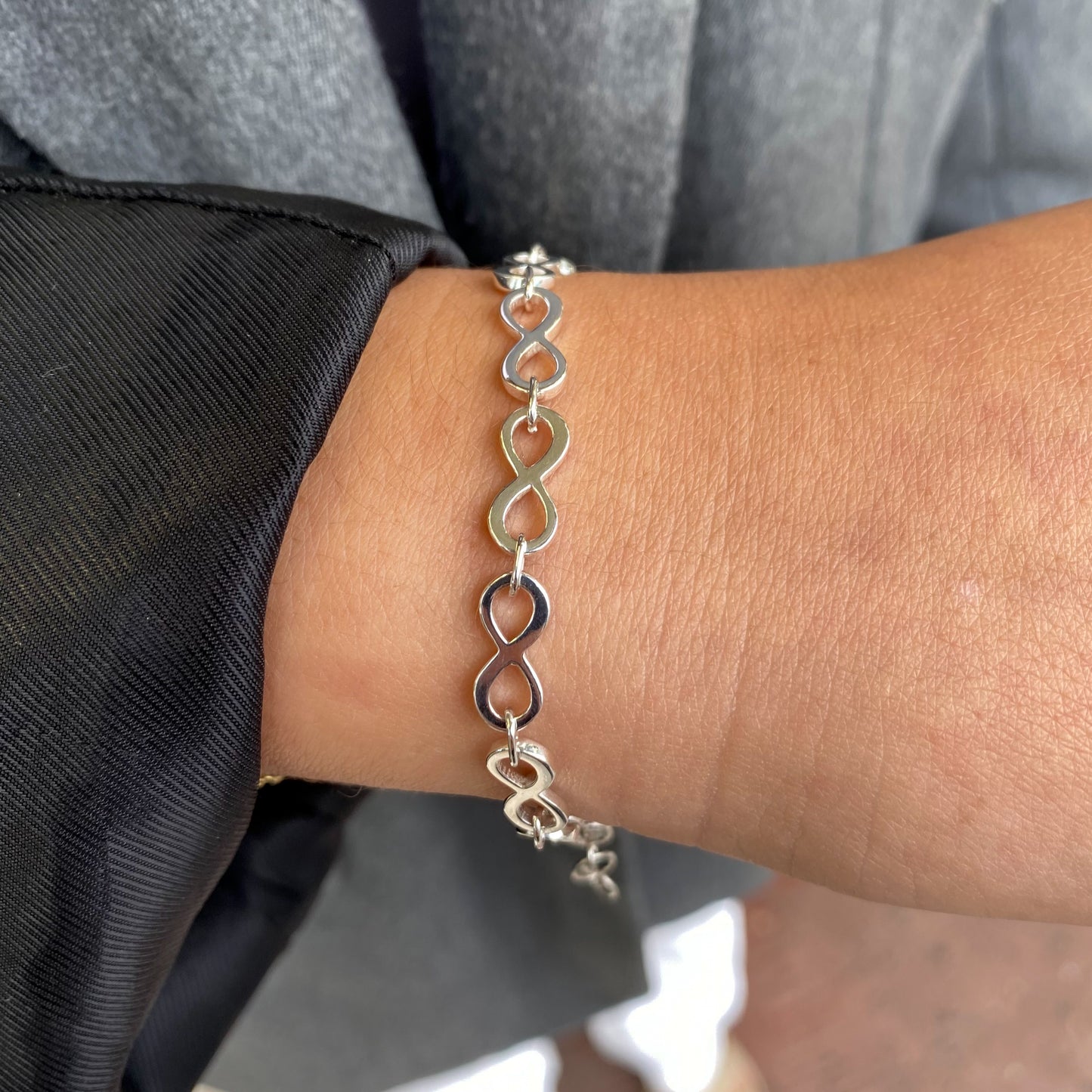 Silver Infinity Bracelet - John Ross Jewellers
