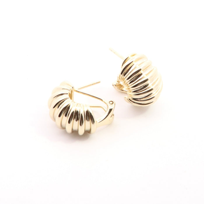Sunshine Gadroon Half Hoop Earrings - John Ross Jewellers
