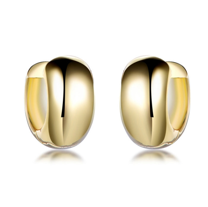 Sunshine Ultra Chunk Huggie Hoop Earrings - John Ross Jewellers