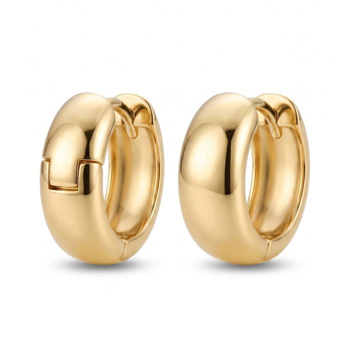 Sunshine Chunky Hoop Earrings