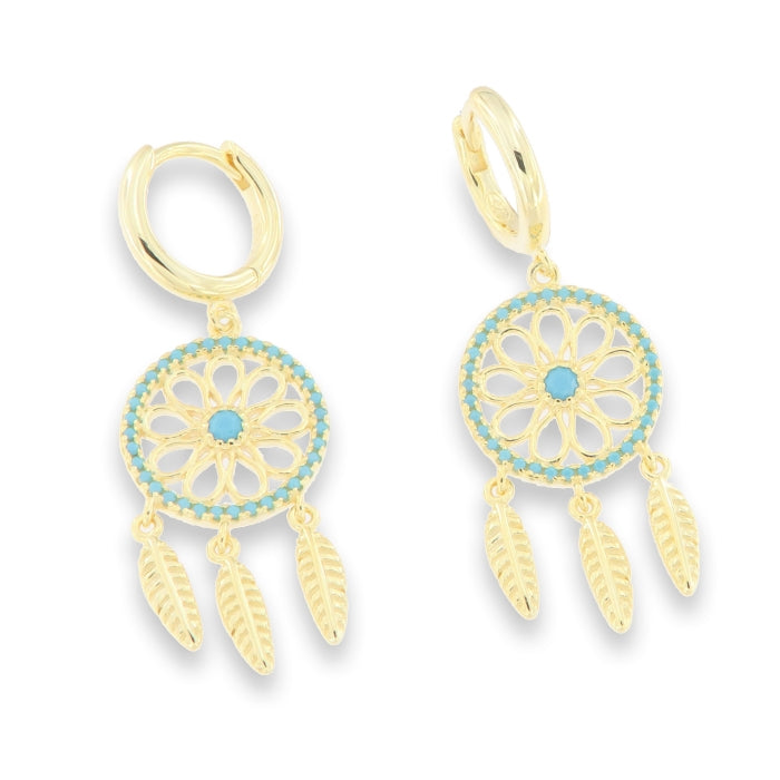 Sunshine Dreamcatcher Drop Earrings - John Ross Jewellers