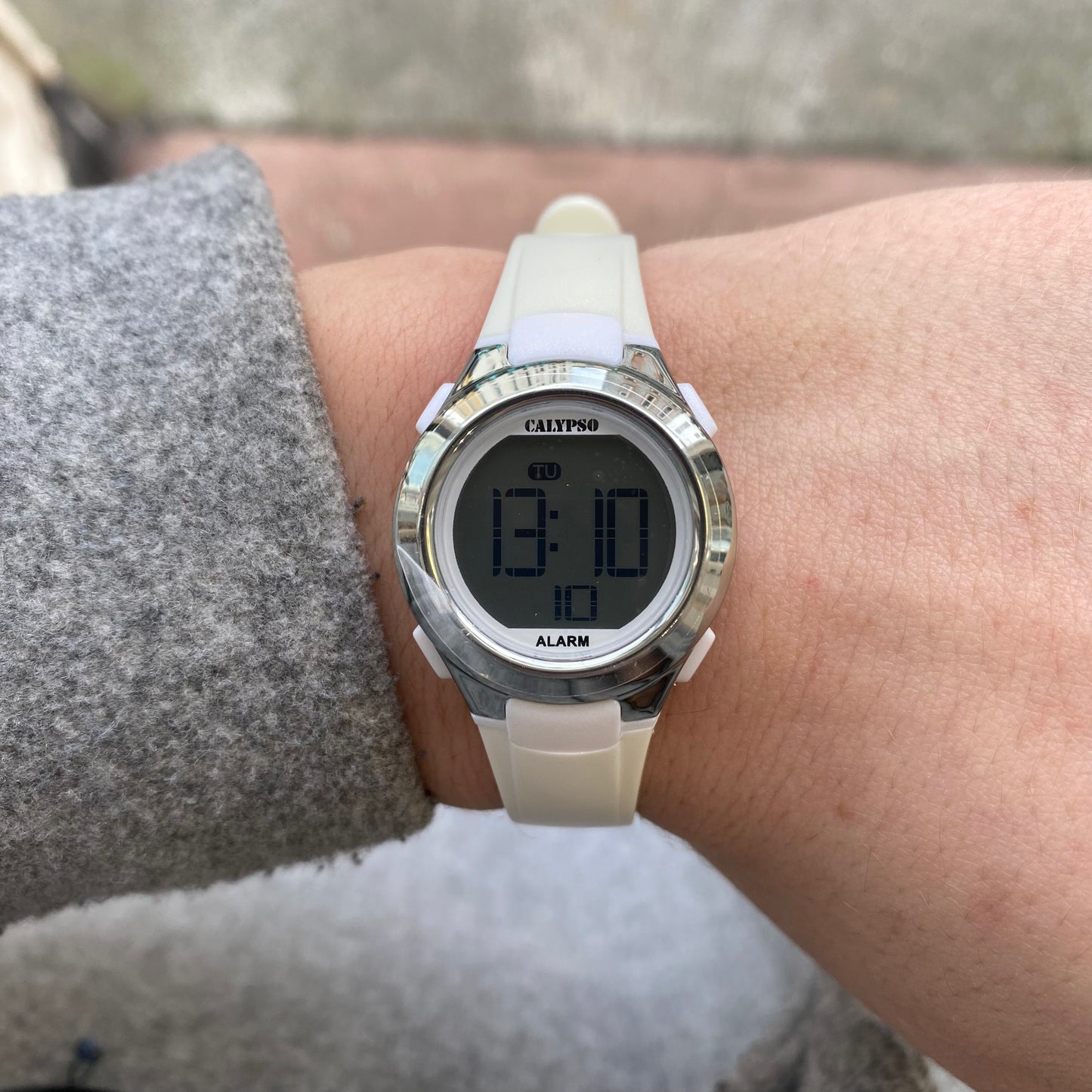 Q&Q Calypso Ladies Digital Watch | White - John Ross Jewellers