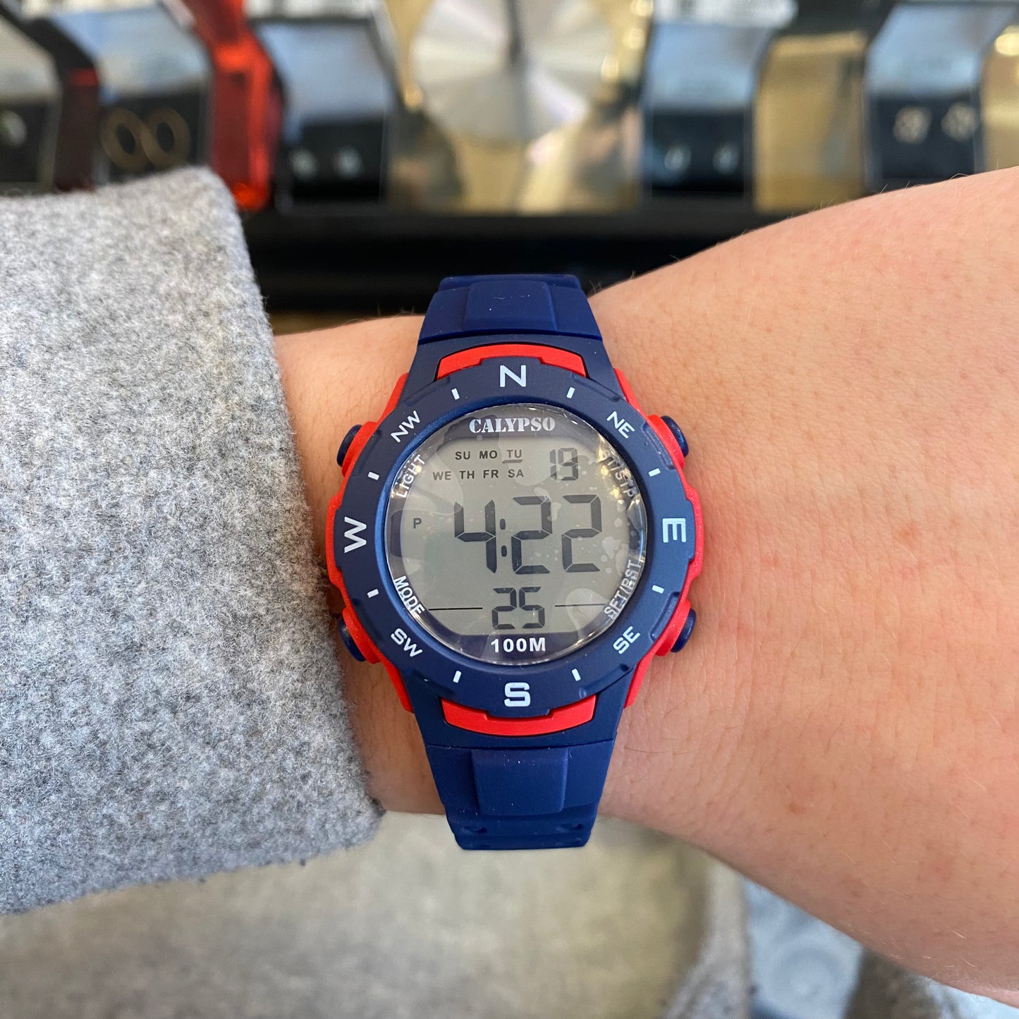 Q&Q Calypso Kids Digital Watch | Navy - John Ross Jewellers