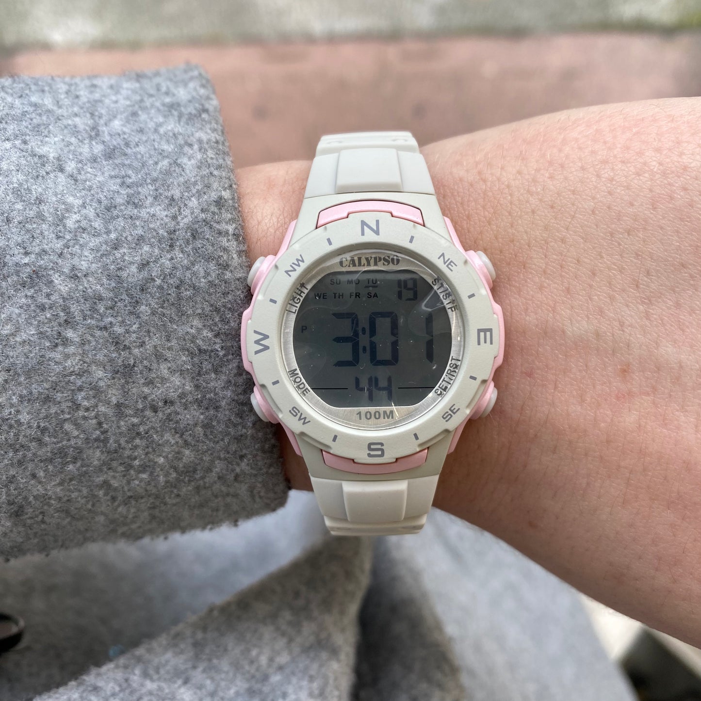 Q&Q Calypso Kids Digital Watch | Light Grey - John Ross Jewellers