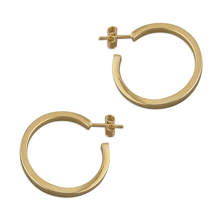 SUNSHINE Medium Classic Hoop Earrings | 23mm - John Ross Jewellers