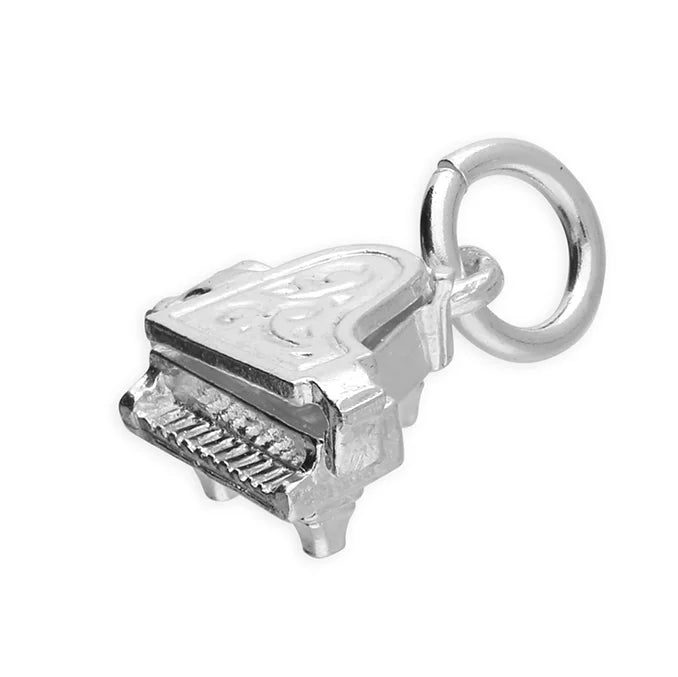 Silver Piano Charm - John Ross Jewellers