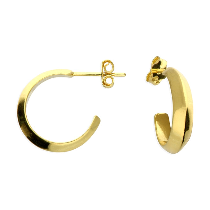 Sunshine Razor Sharp Hoop Earrings - John Ross Jewellers