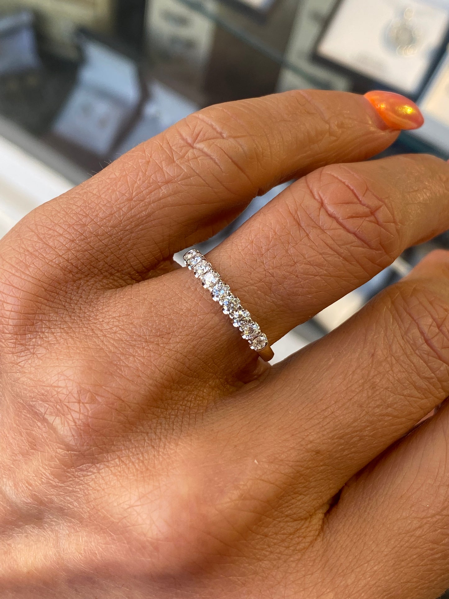 18ct Gold Diamond Set Wedding/Eternity Ring | 0.35ct - John Ross Jewellers