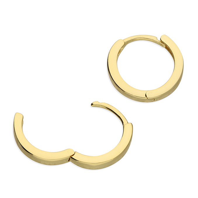 Sunshine Huggie Hoop Earrings | 12mm - John Ross Jewellers