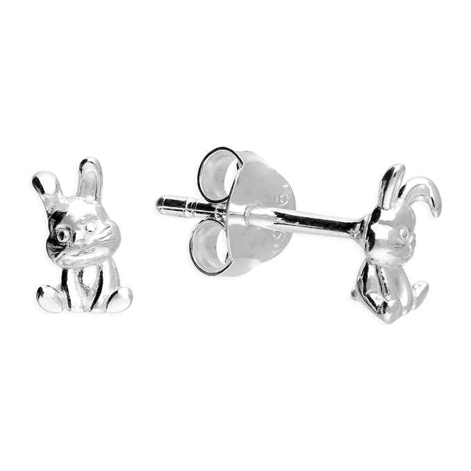 Beautiful Bunny Stud Earrings - John Ross Jewellers
