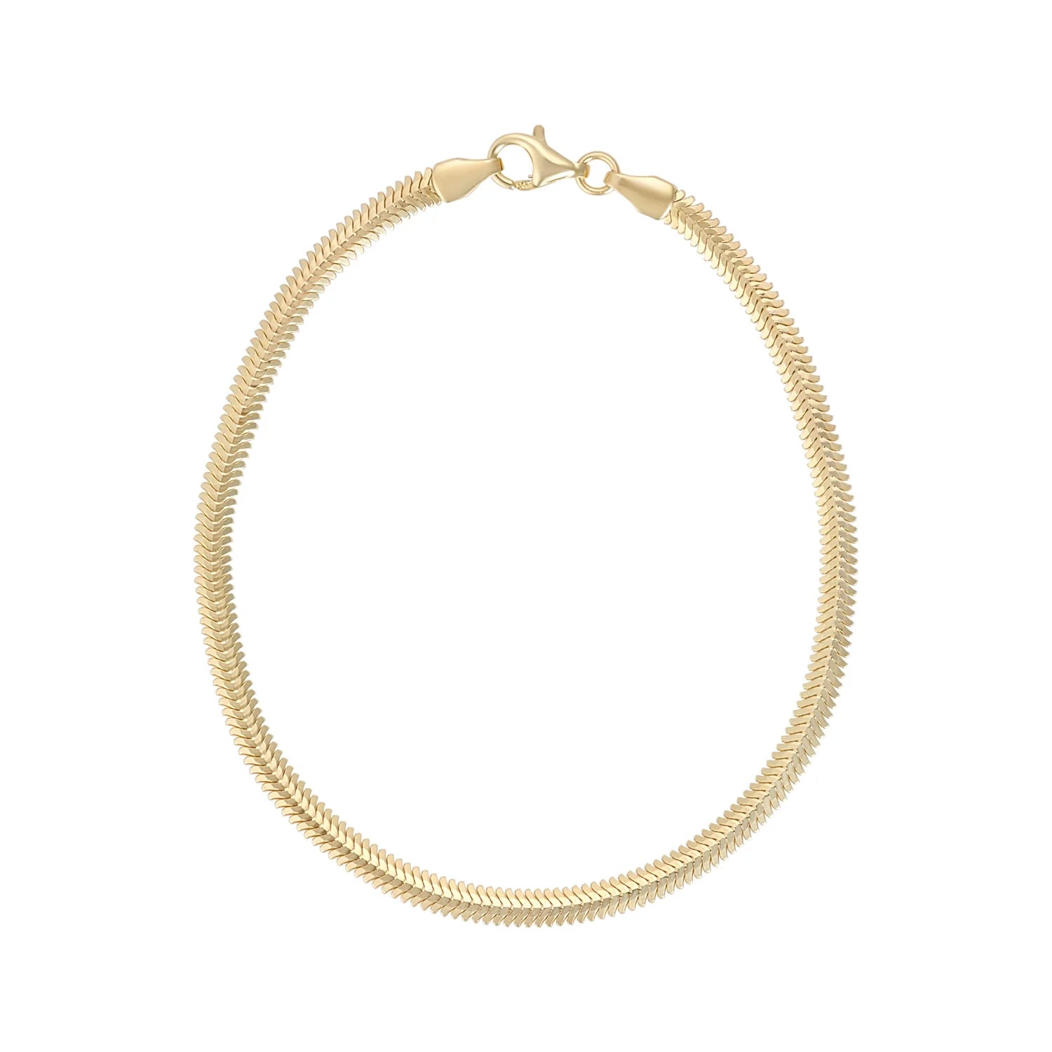 9ct Gold Snake Chain Bracelet John Ross Jewellers