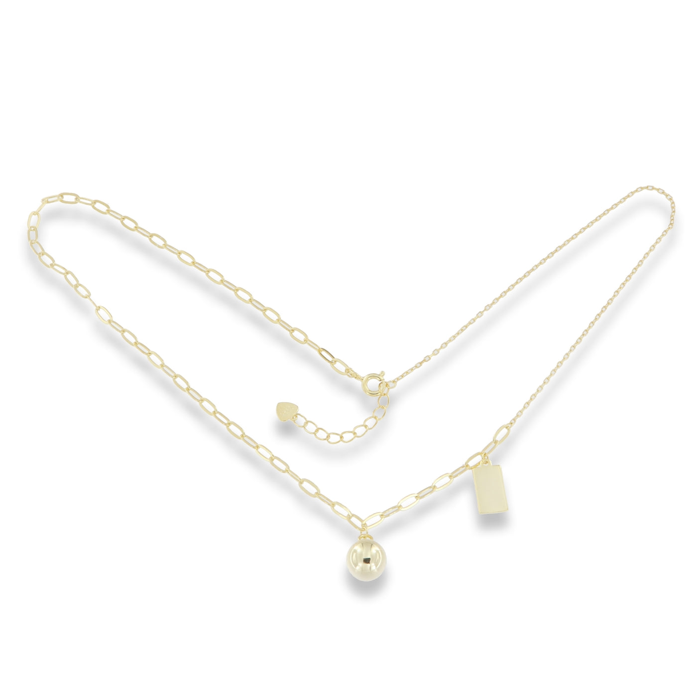 Sunshine Sphere Paperlink Necklace - John Ross Jewellers