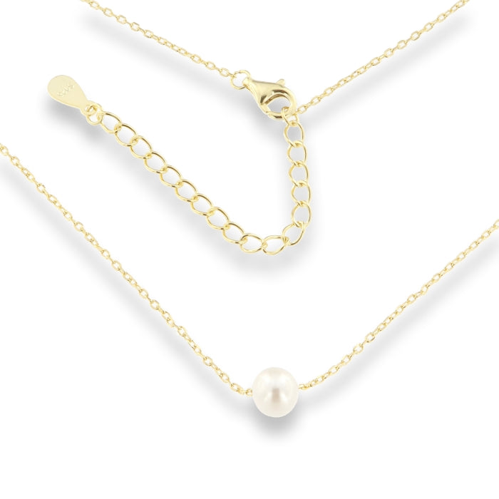 Sunshine Pearl Slider Necklace - John Ross Jewellers