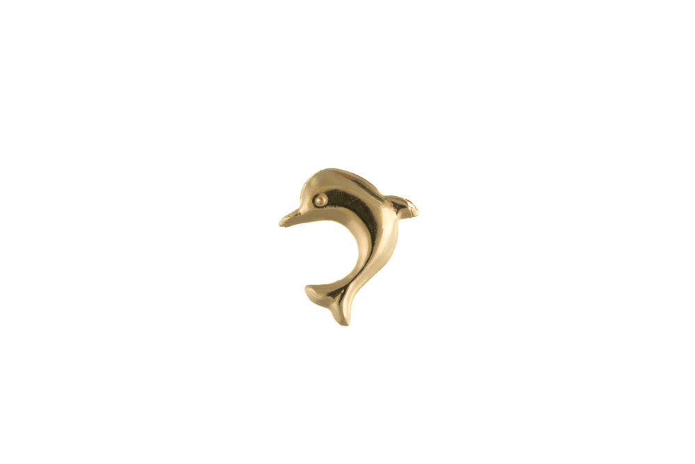 9ct Gold Nose Stud | Dolphin - John Ross Jewellers