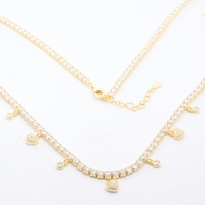 Sunshine CZ Fringe Necklace - John Ross Jewellers