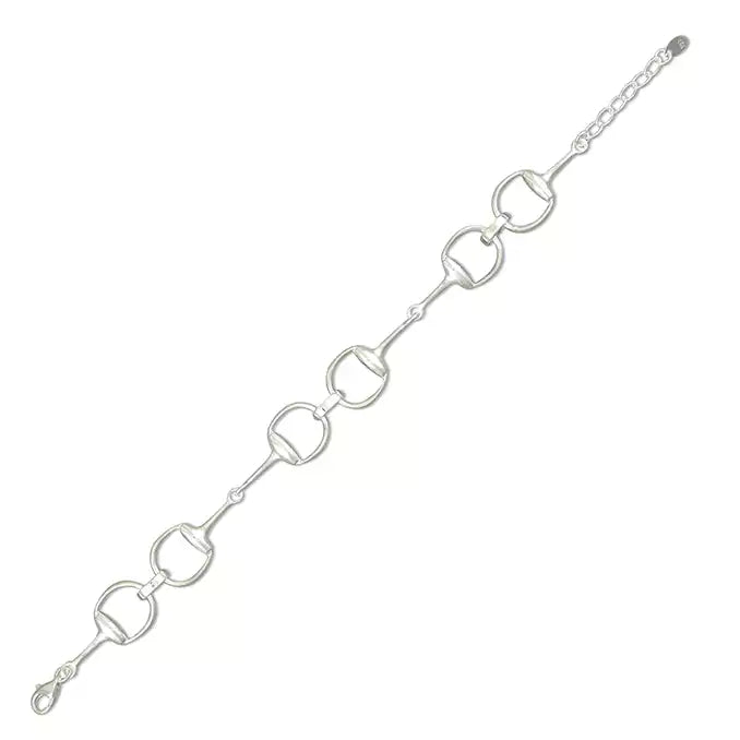 Silver Horse Bit Bracelet - John Ross Jewellers