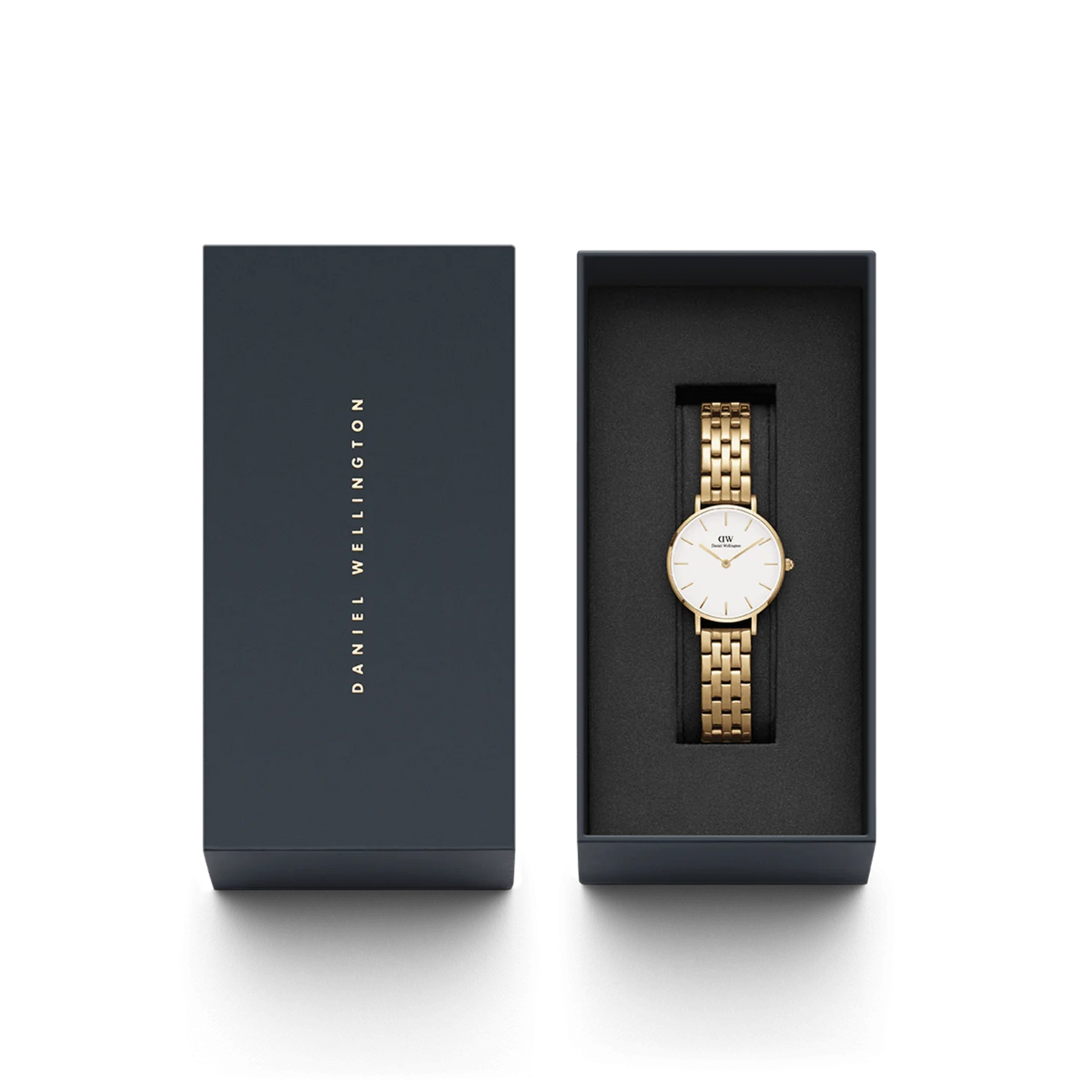 Daniel Wellington Petite 5-Link Evergold | 28mm - John Ross Jewellers