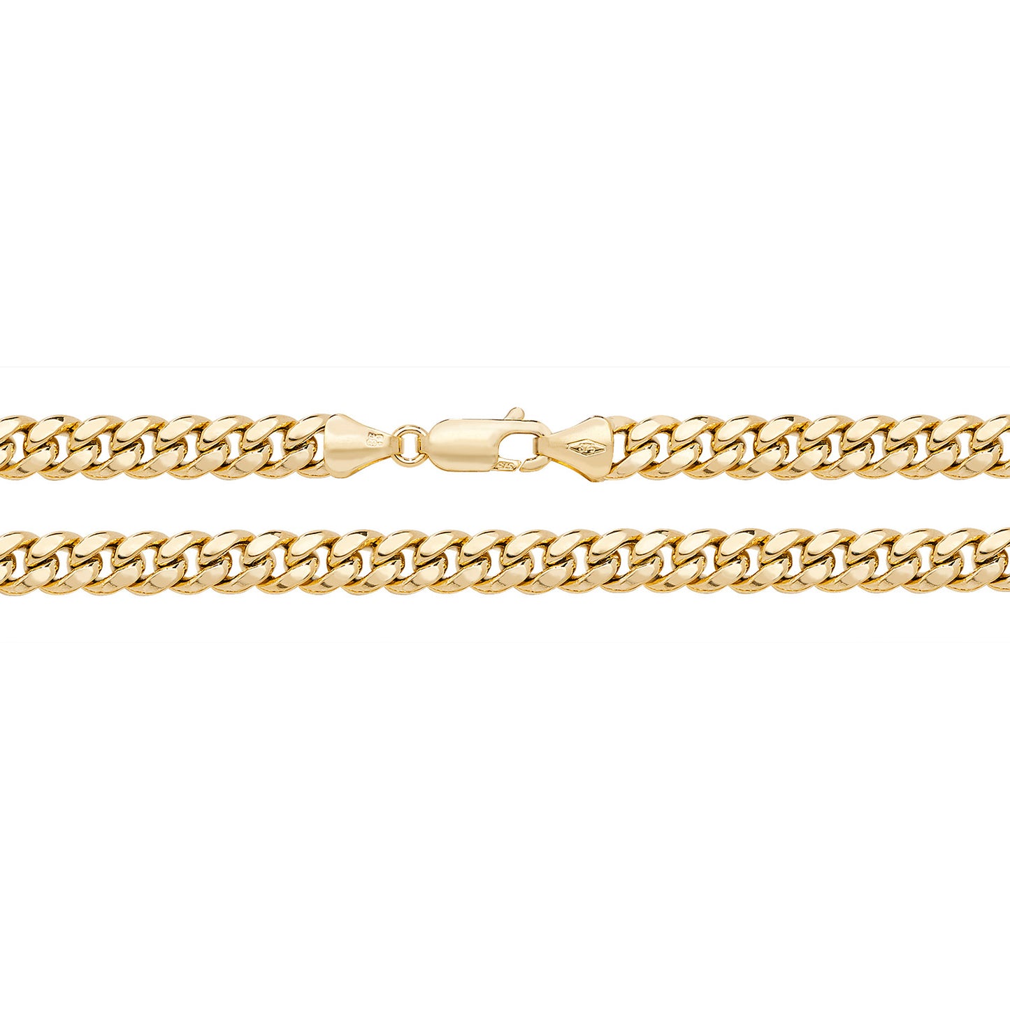 9ct Gold Curb Bracelet - Heavy Look - 8" - John Ross Jewellers