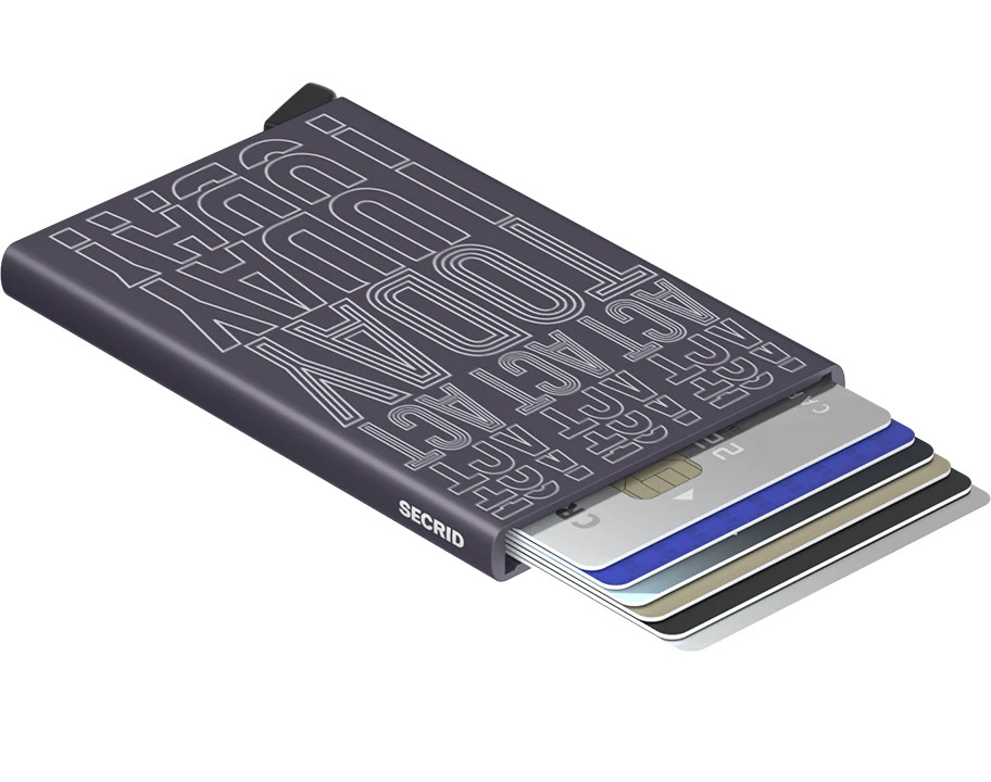 SECRID CardProtector Laser Act Today Dark Purple - John Ross Jewellers