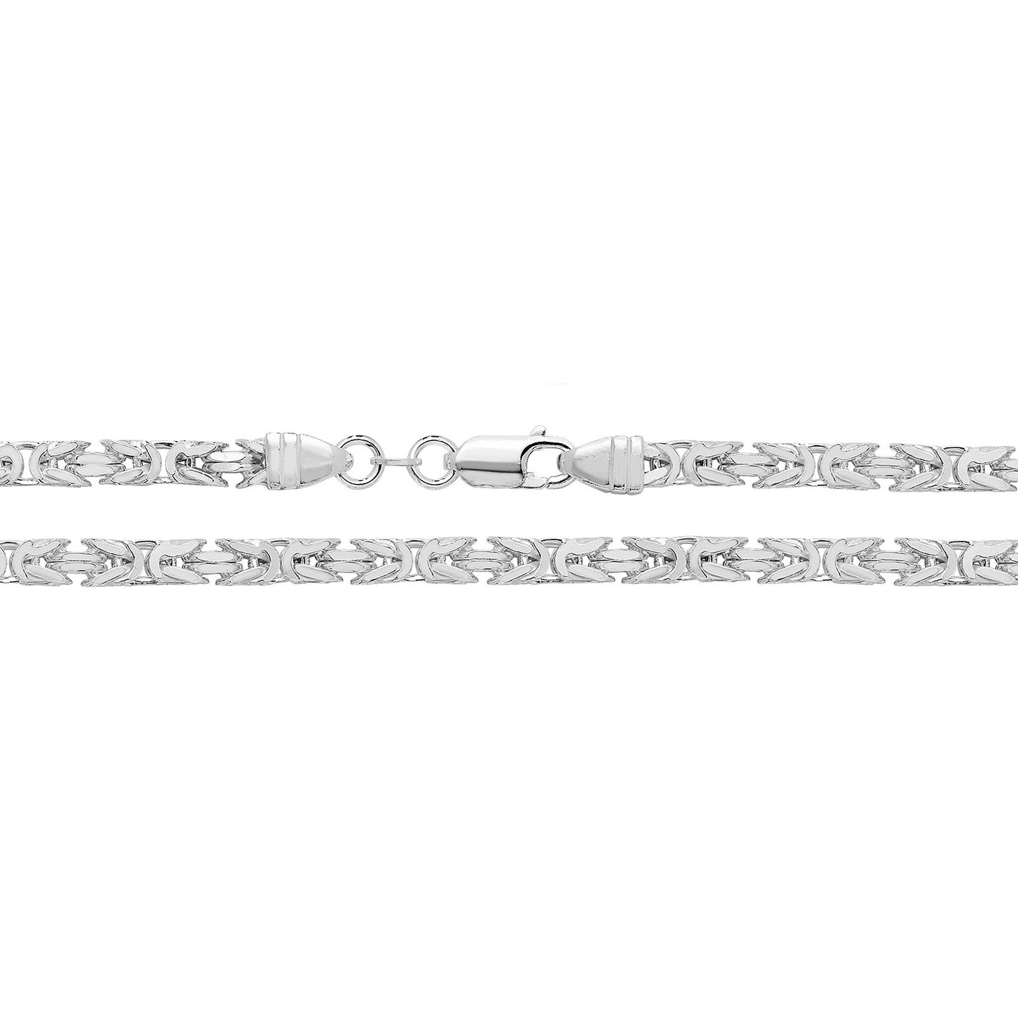 Silver Byzantine Chain - John Ross Jewellers