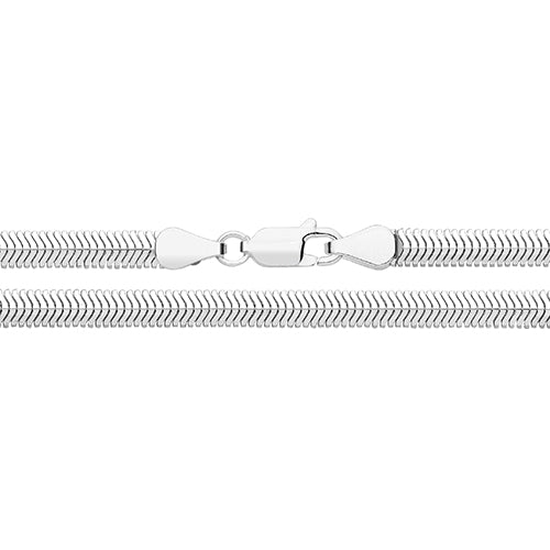 Silver Snake Chain Necklace | Heavy