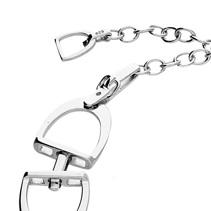 Silver Stirrup Bracelet