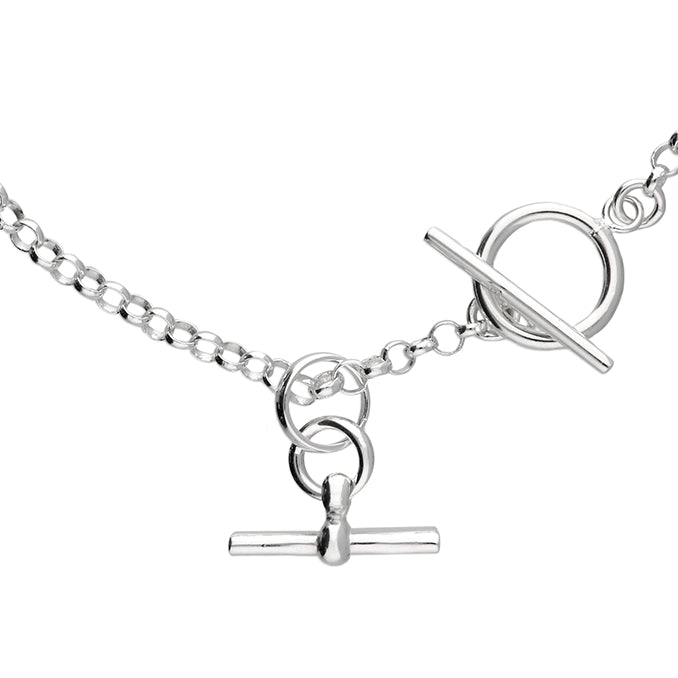 Silver T-Bar Necklace | Wear It Two Ways - John Ross Jewellers
