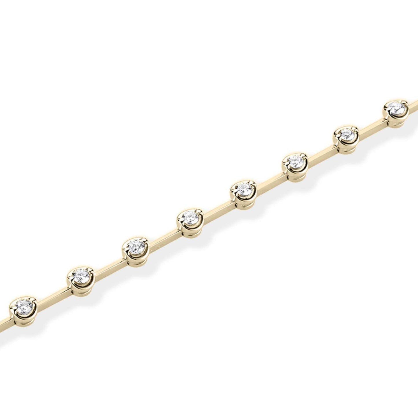 18ct Gold 1.00ct Diamond Bracelet - John Ross Jewellers