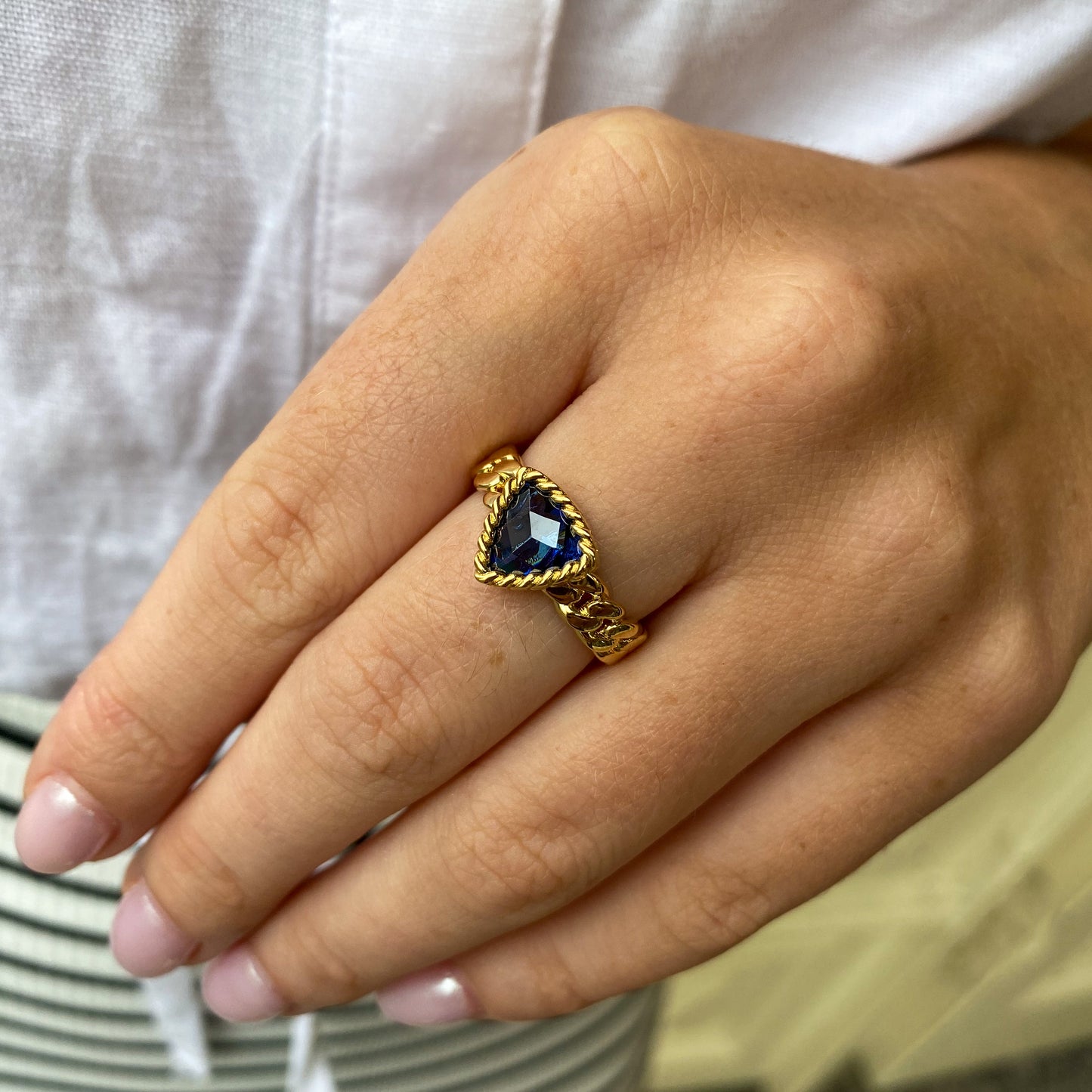 REBECCA Cocktail - Indigo Ring - John Ross Jewellers