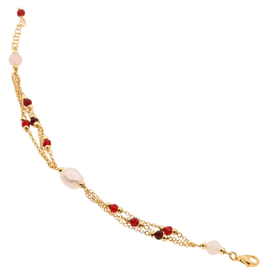 Baroque Bracelet | Oia | Pearls & Quartz - John Ross Jewellers