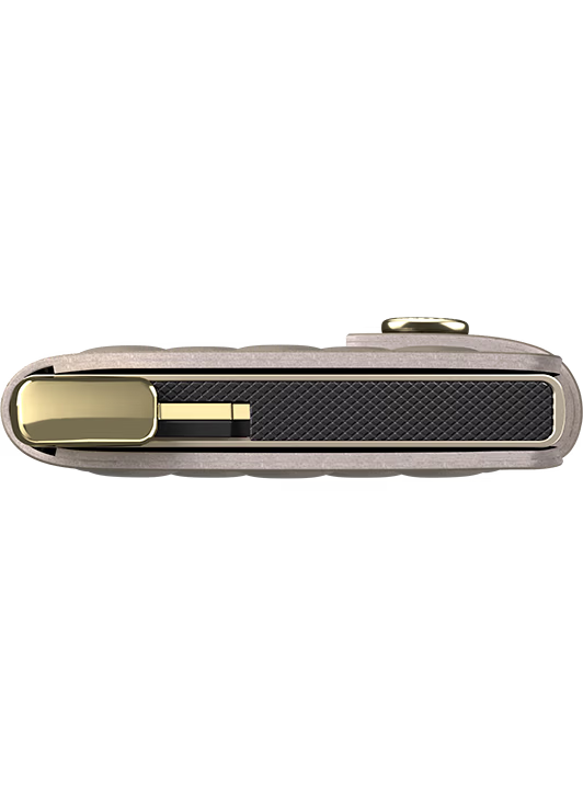 SECRID Premium Miniwallet Diamond Emboss Chalk - John Ross Jewellers