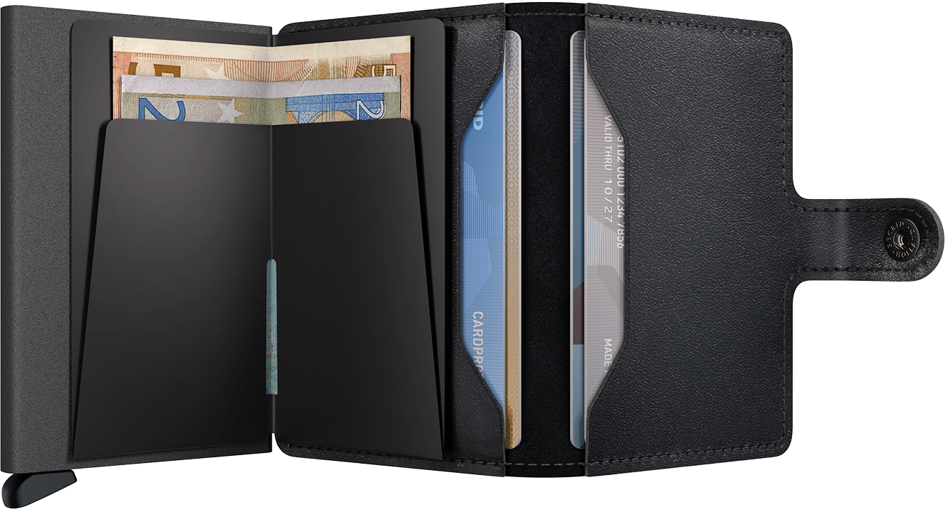 SECRID Miniwallet Original Black Powdercoat - John Ross Jewellers