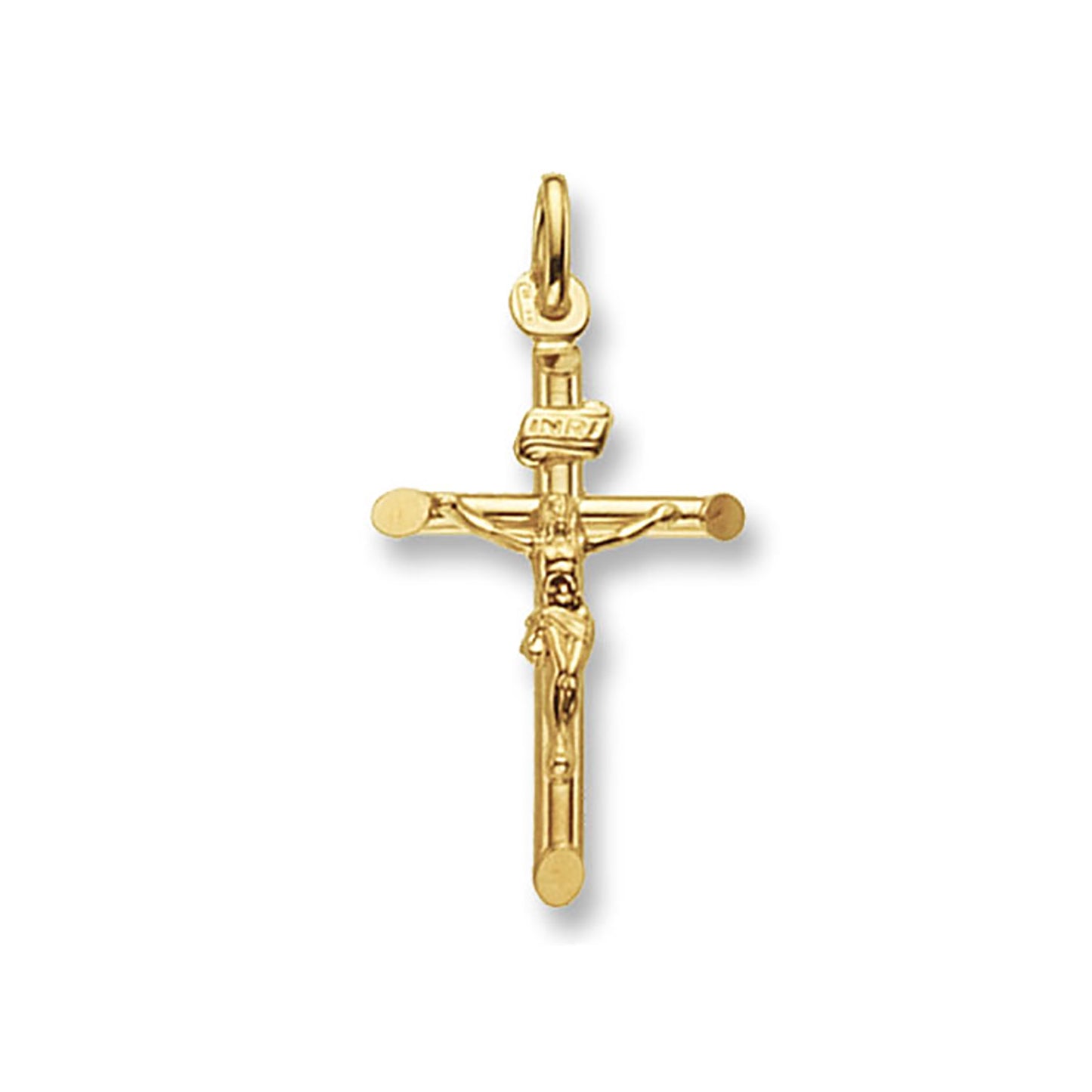 9ct Gold Crucifix Cross Pendant | Small