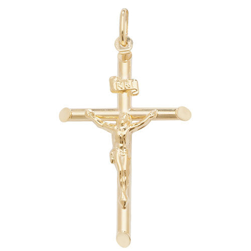 9ct Gold Crucifix Cross Pendant | Extra Large