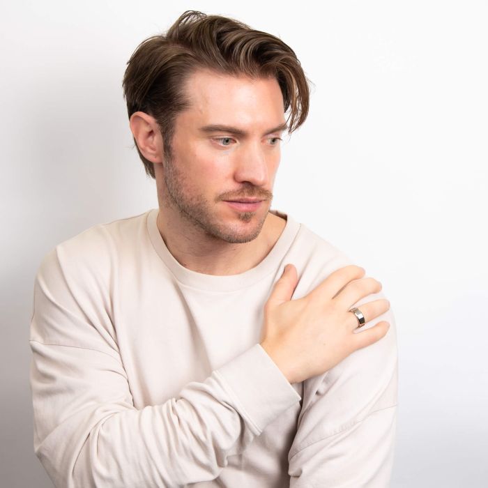 Fred Bennett Steel Spinner Ring - John Ross Jewellers