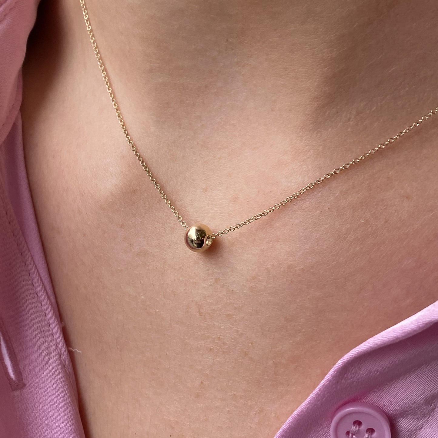 14ct Gold Slider Necklace - John Ross Jewellers