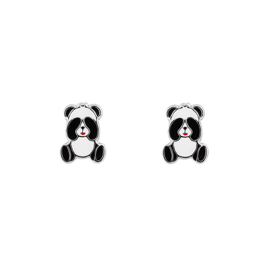 Peeking Panda Stud Earrings - John Ross Jewellers