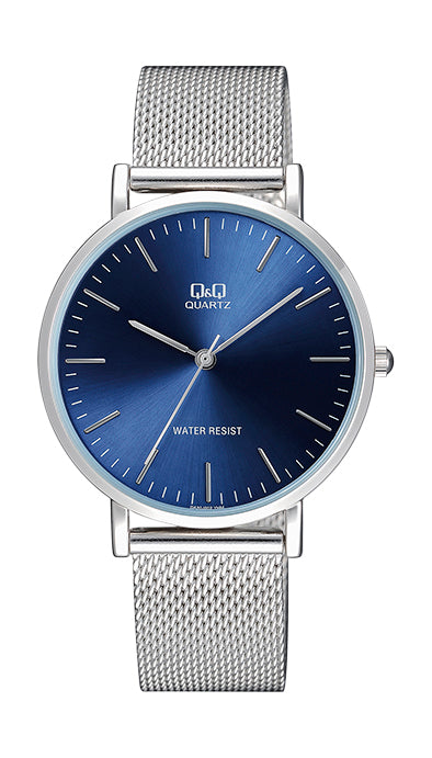 Q&Q Silver Mesh Watch - John Ross Jewellers