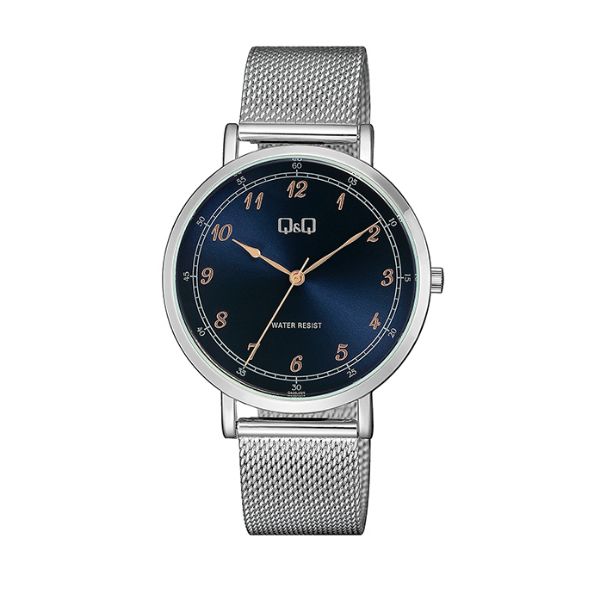 Q&Q Silver Mesh Watch - John Ross Jewellers