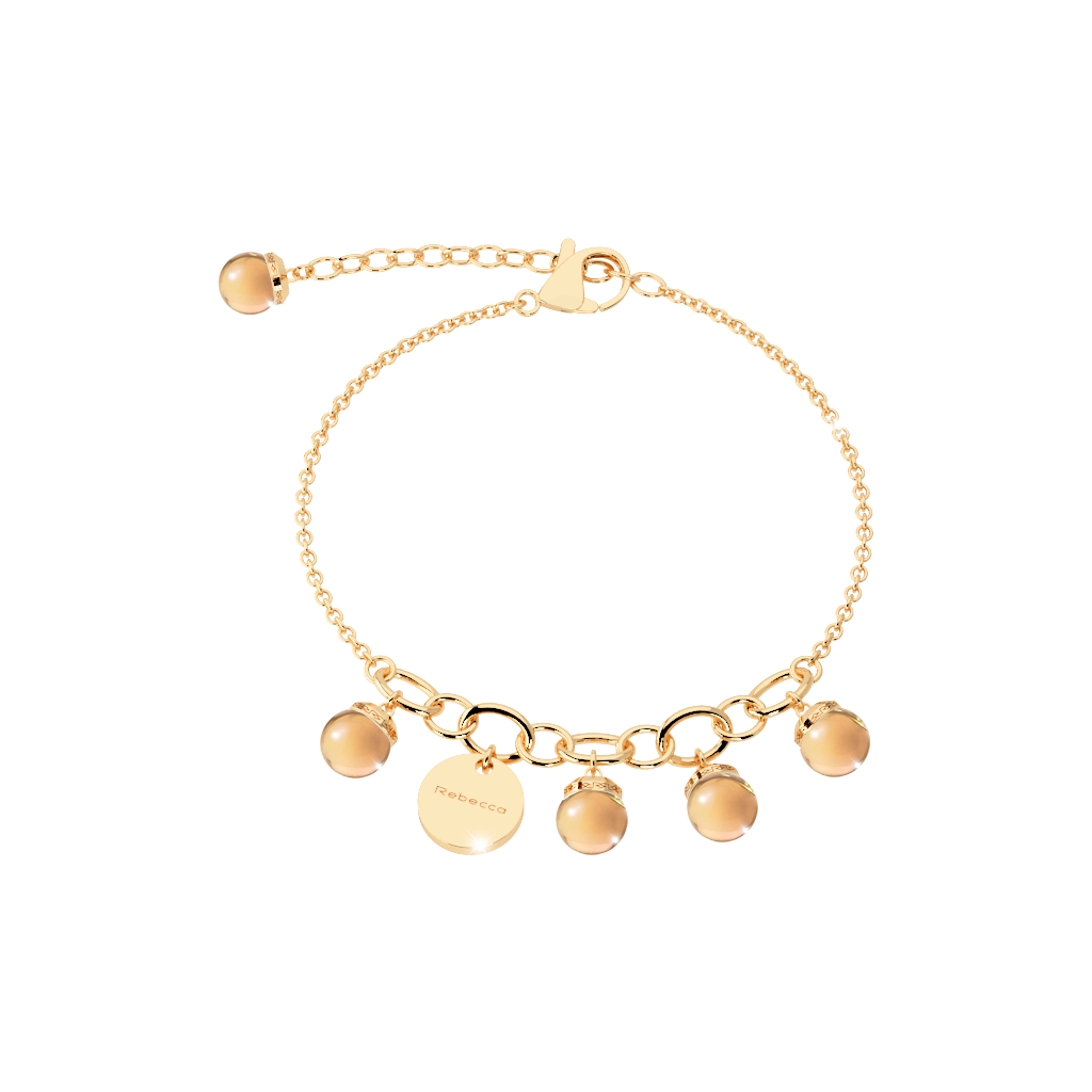 REBECCA Hollywood Stone Bracelet - Lemonade - John Ross Jewellers