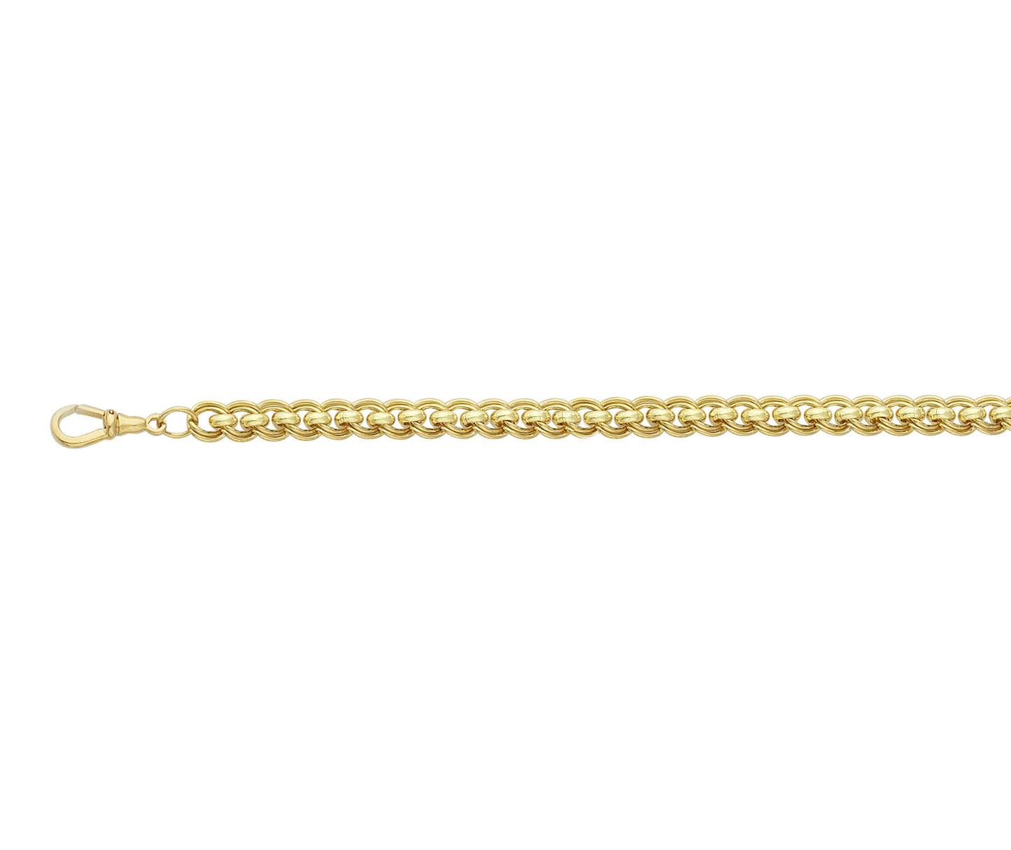 9ct Gold Heavy Cascarine Bracelet - John Ross Jewellers