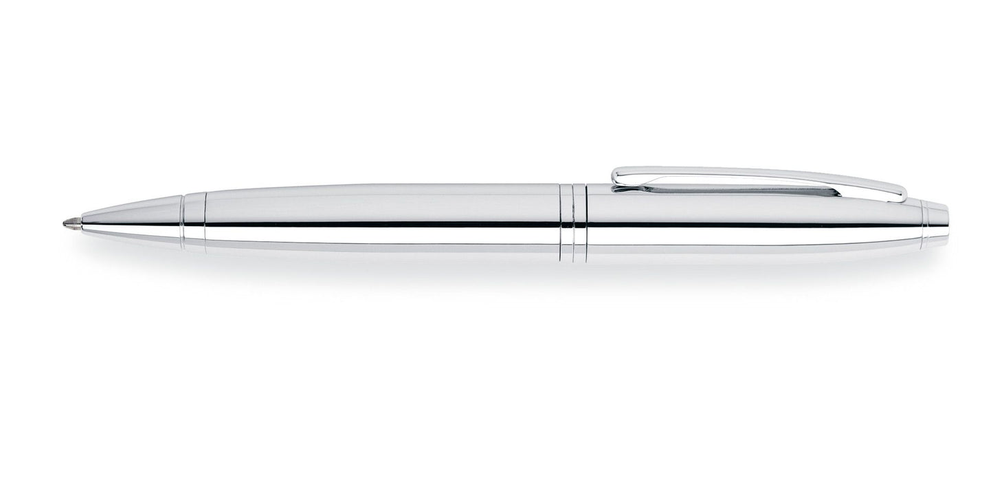 Cross Calais Polished Chrome Ballpoint Pen - John Ross Jewellers