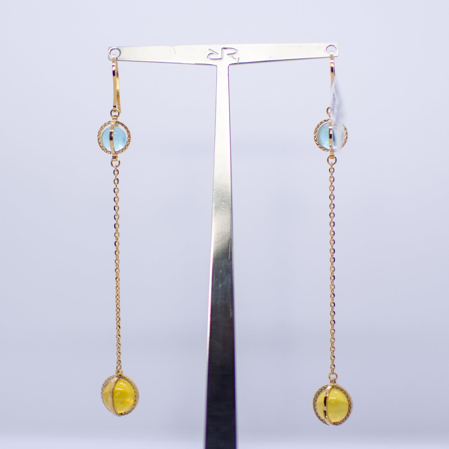 REBECCA Rio Yellow Earrings - John Ross Jewellers