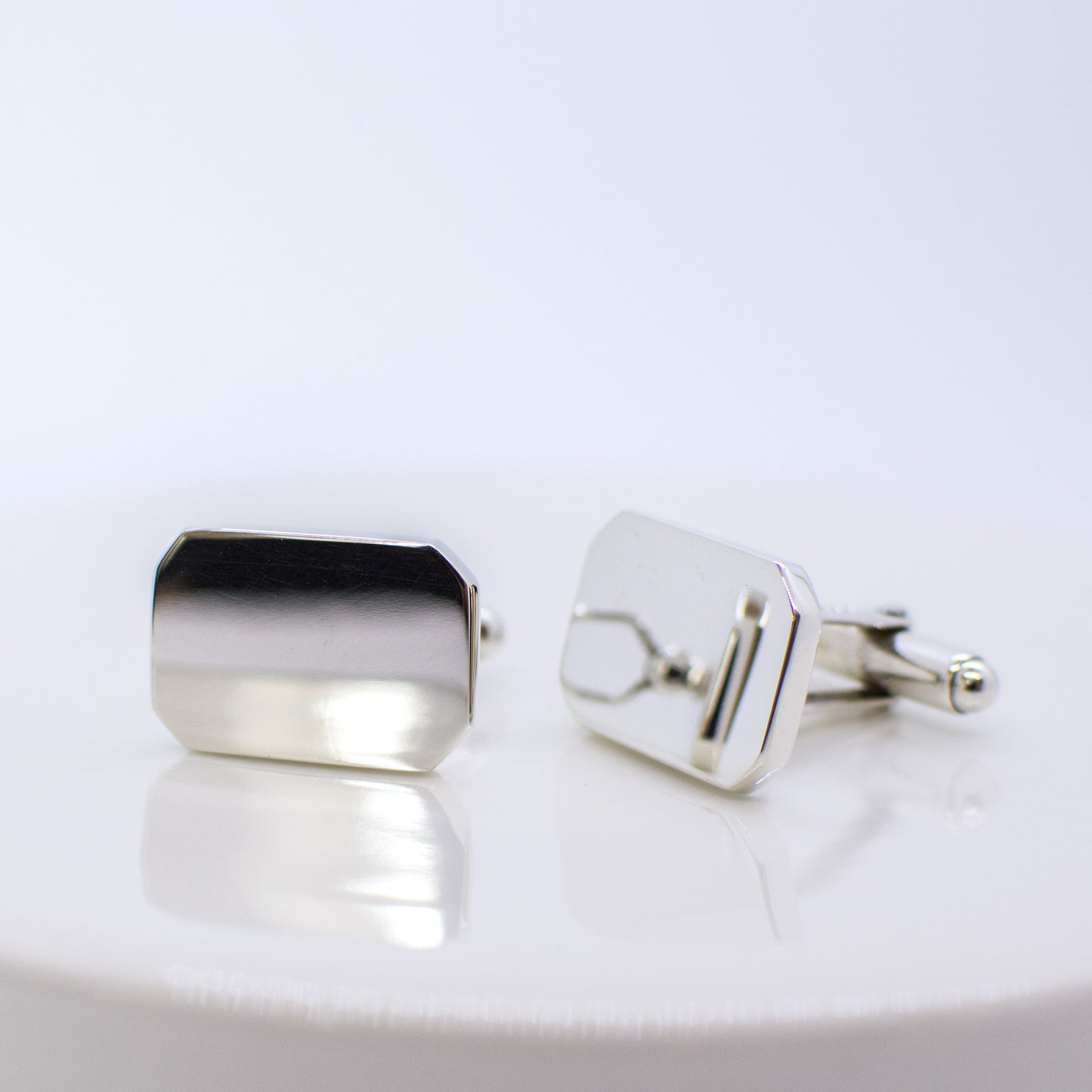 Silver Cufflinks - Square - John Ross Jewellers